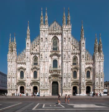 The Duomo of Milan's facade