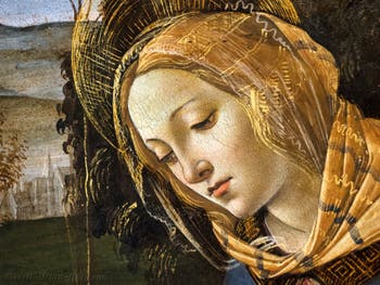 Botticelli, The Madonna or Virgin of the Pavilion, at Ambrosiana Gallery Pinacoteca in Milan Italy