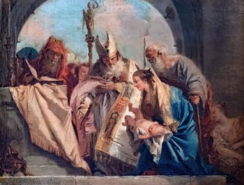 Giandomenico Tiepolo, Presentation of Christ in the Temple, Ambrosiana Gallery in Milan in Italy