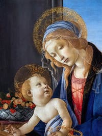 Botticelli, Madona of the Book - Virgin and Child, Poldi Pezzoli Museum in Milan in Italy