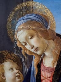 Botticelli, Madona of the Book - Virgin and Child, Poldi Pezzoli Museum in Milan in Italy