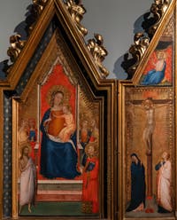 Bernardo Daddi, Portable Triptych Altar, Poldi Pezzoli Museum in Milan in Italy