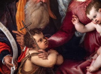 Lorenzo Lotto, The Virgin and Child with Saint John the Baptist and Saint Zachariah,  Poldi Pezzoli Museum in Milan in Italy