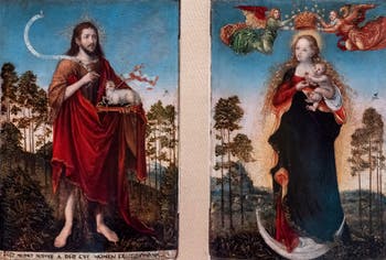 Lucas Cranach the Elder, Saint John the Baptist and Immaculate Conception with the Child and two Angels, Poldi Pezzoli Museum in Milan in Italy