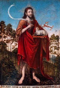 Lucas Cranach the Elder, Saint John the Baptist, Poldi Pezzoli Museum in Milan in Italy
