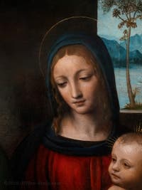 Bernardino Luini, Mystical Marriage of Saint Catherine of Alexandria, Poldi Pezzoli Museum in Milan in Italy