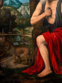 Bernardino Luini, Saint Jerome the Penitent, Poldi Pezzoli Museum in Milan in Italy