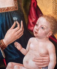 Hans Memling, The Virgin and Child, Poldi Pezzoli Museum in Milan in Italy
