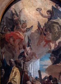 Giovanni Battista Tiepolo, Glory of all Saints, Poldi Pezzoli Museum in Milan in Italy
