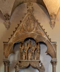 Funeray Monument of Franchino Rusca in the Castello Sforzesco Museum in Milan in Italy